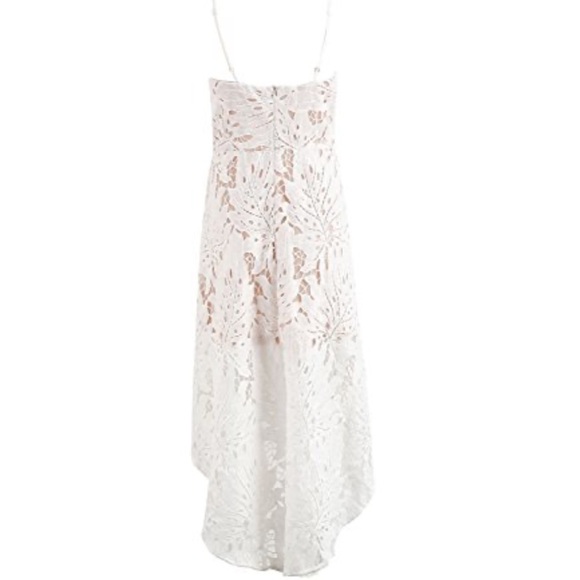SHEIN White Lace High Low Dress - Picture 7 of 8